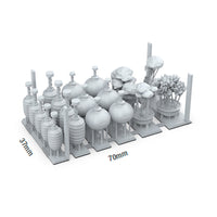 AK Interactive Basing Bits Japanese Lamps & Bonsai