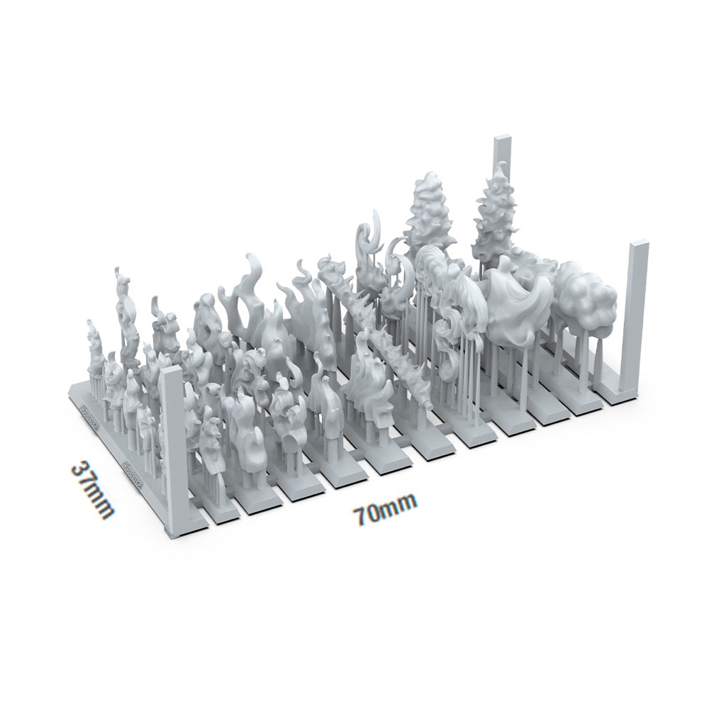 AK Interactive Basing Bits Flame Spell