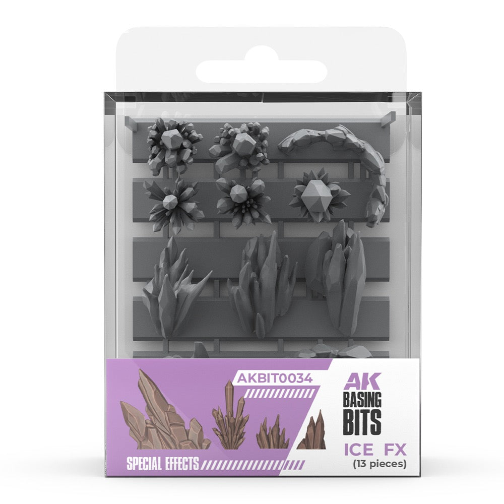 AK Interactive Basing Bits Ice FX
