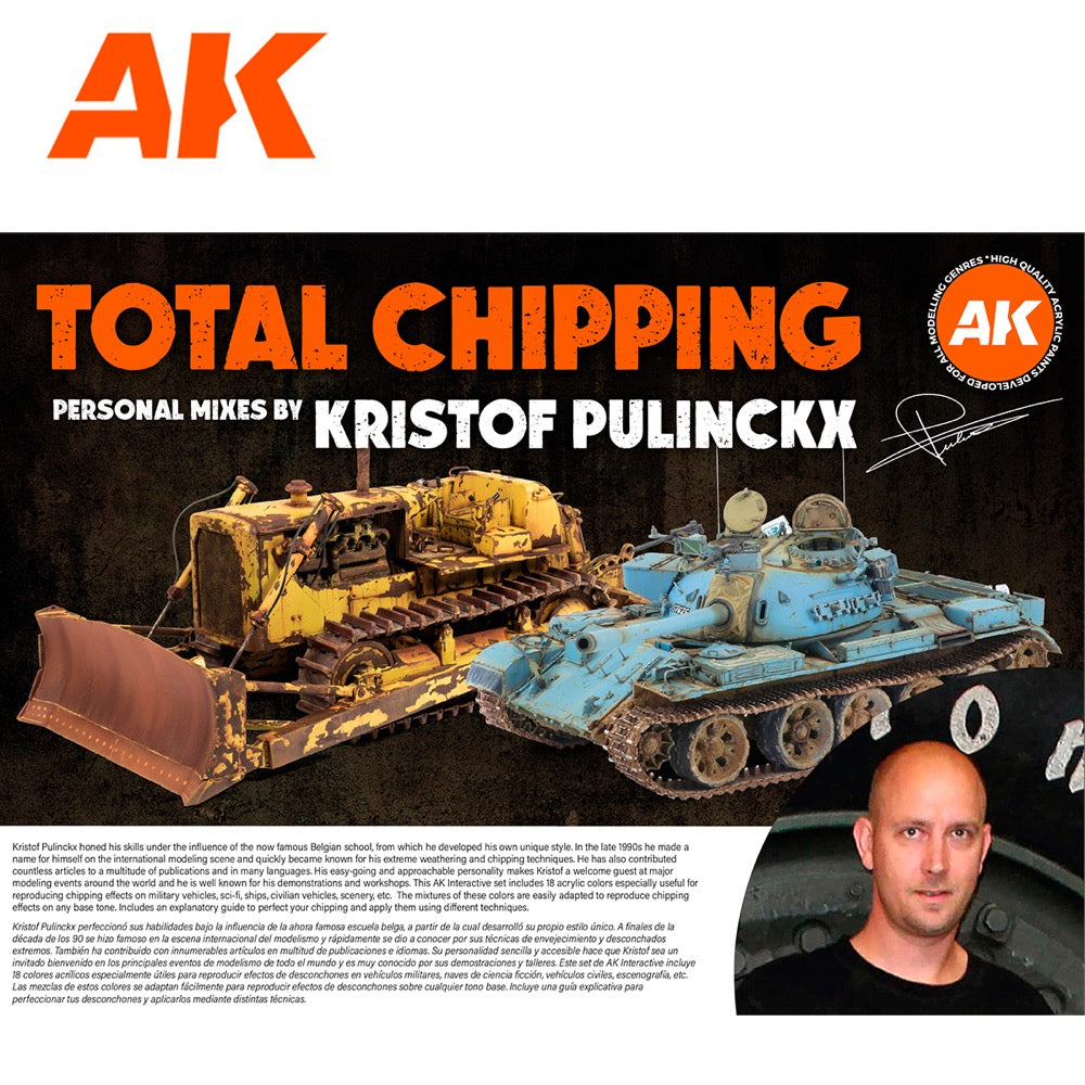 AK Interactive AK11767 Signature Set Total Chipping Kristof Pulinckx Set