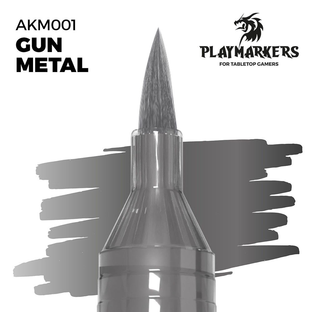 AK Interactive AKM001 Acrylic PlayMarker GunMetal