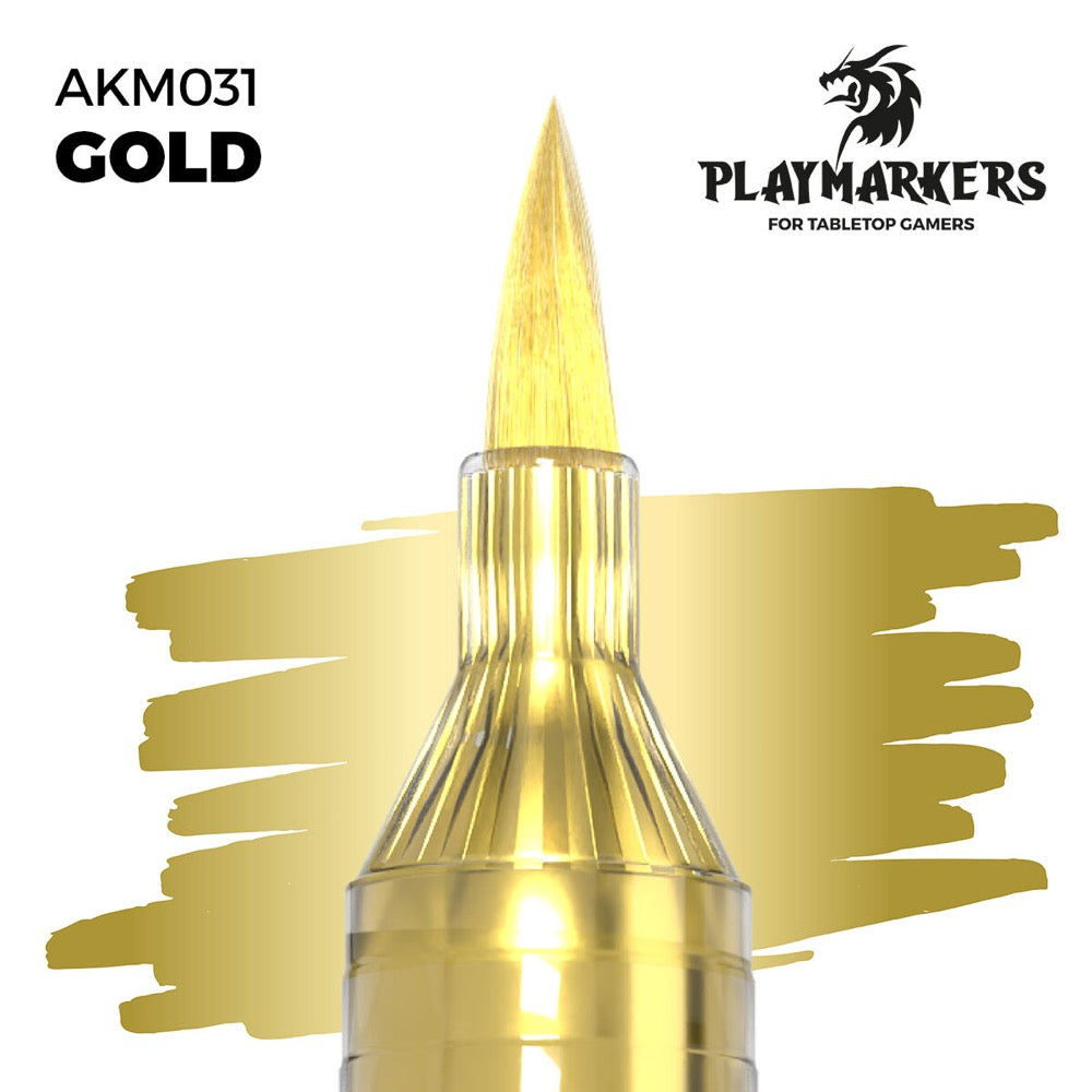AK Interactive AKM031 Acrylic PlayMarker Gold