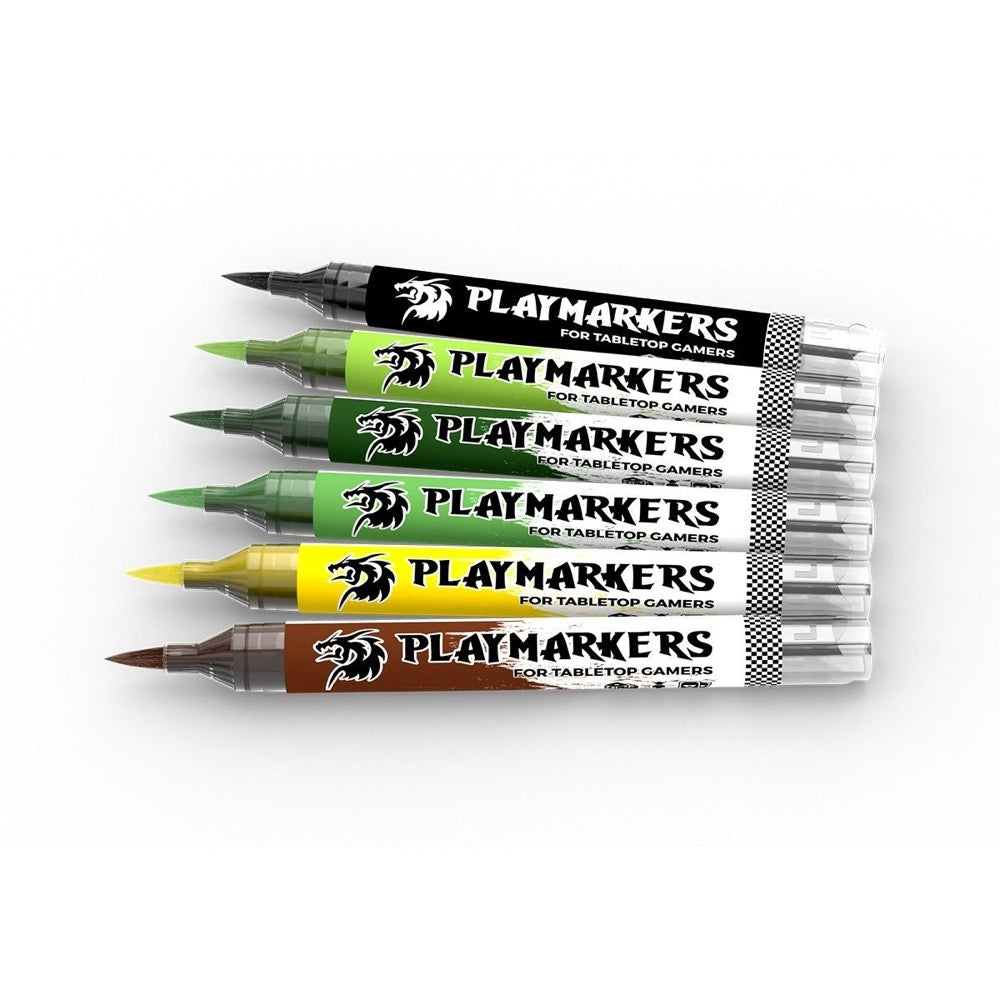 AK Interactive Playmarkers Set Orcs & Goblins (6 Colours)