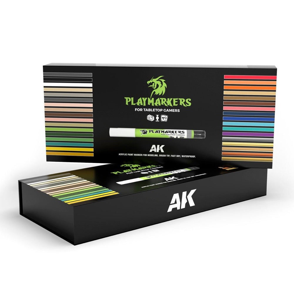 AK Interactive Playmarkers Special Box Full Range 34 Colour Set