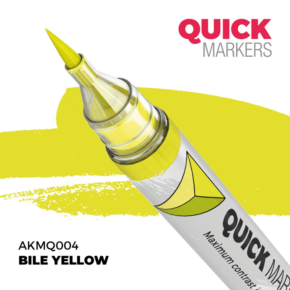 AK Interactive MQ004 Quick Marker Bile Yellow