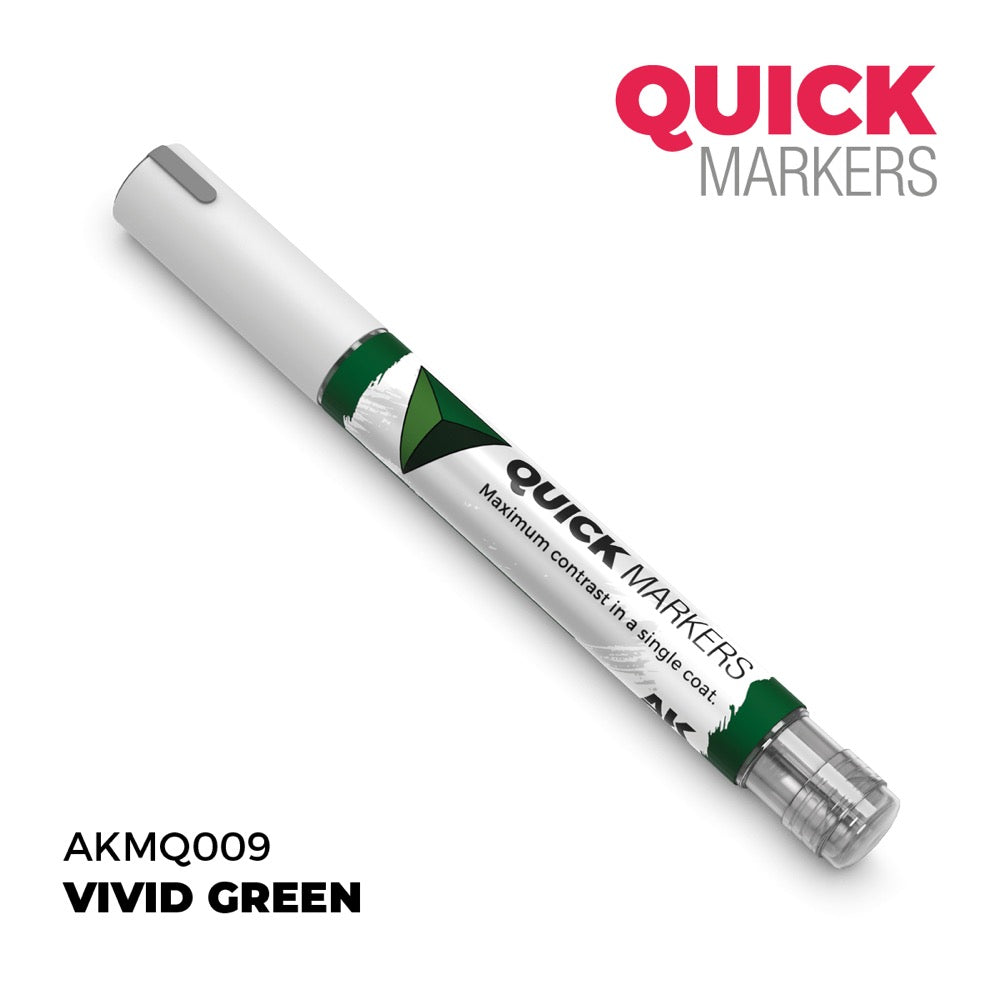 AK Interactive MQ009 Quick Marker Vivid Green