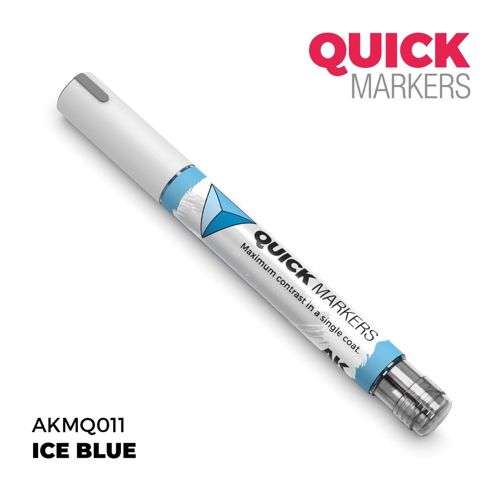 AK Interactive MQ011 Quick Marker Ice Blue