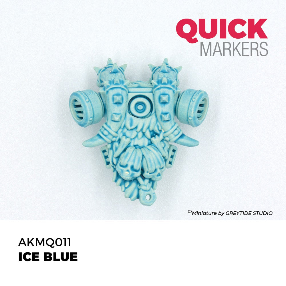 AK Interactive MQ011 Quick Marker Ice Blue