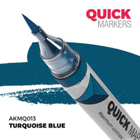 AK Interactive MQ013 Quick Marker Turquoise Blue