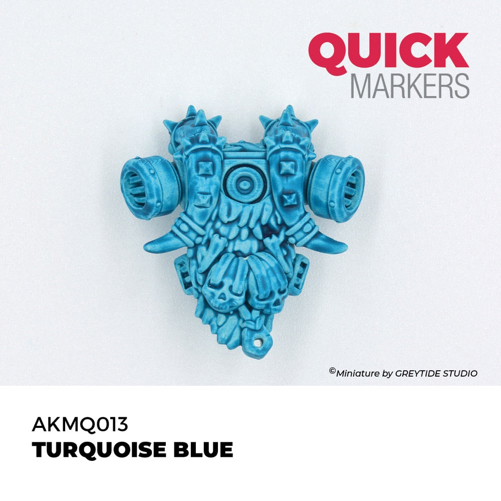 AK Interactive MQ013 Quick Marker Turquoise Blue