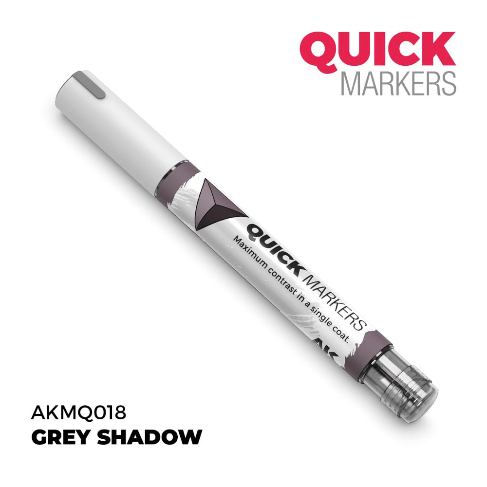 AK Interactive MQ018 Quick Marker Grey Shadow