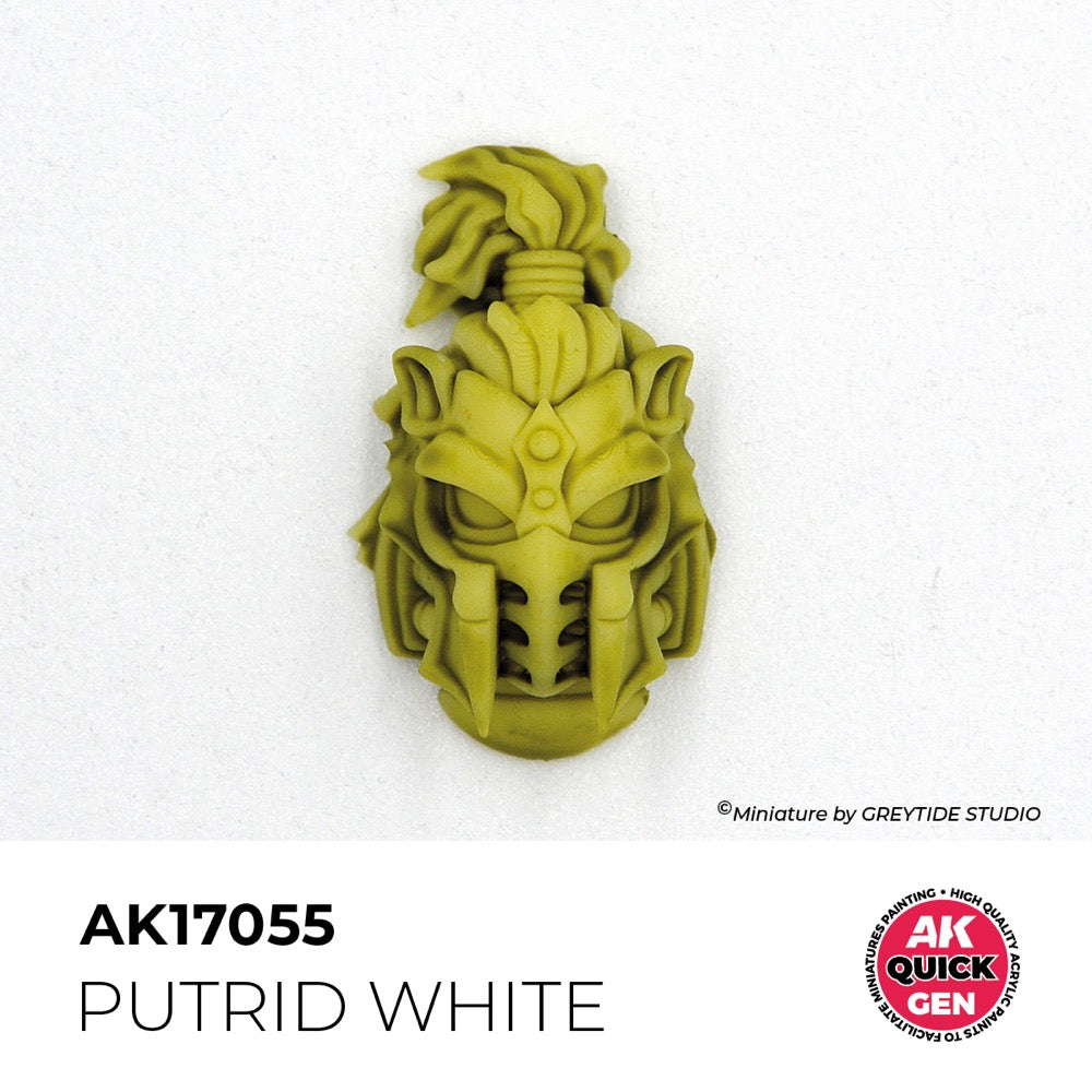 AK Interactive MQ024 Quick Marker Putrid White