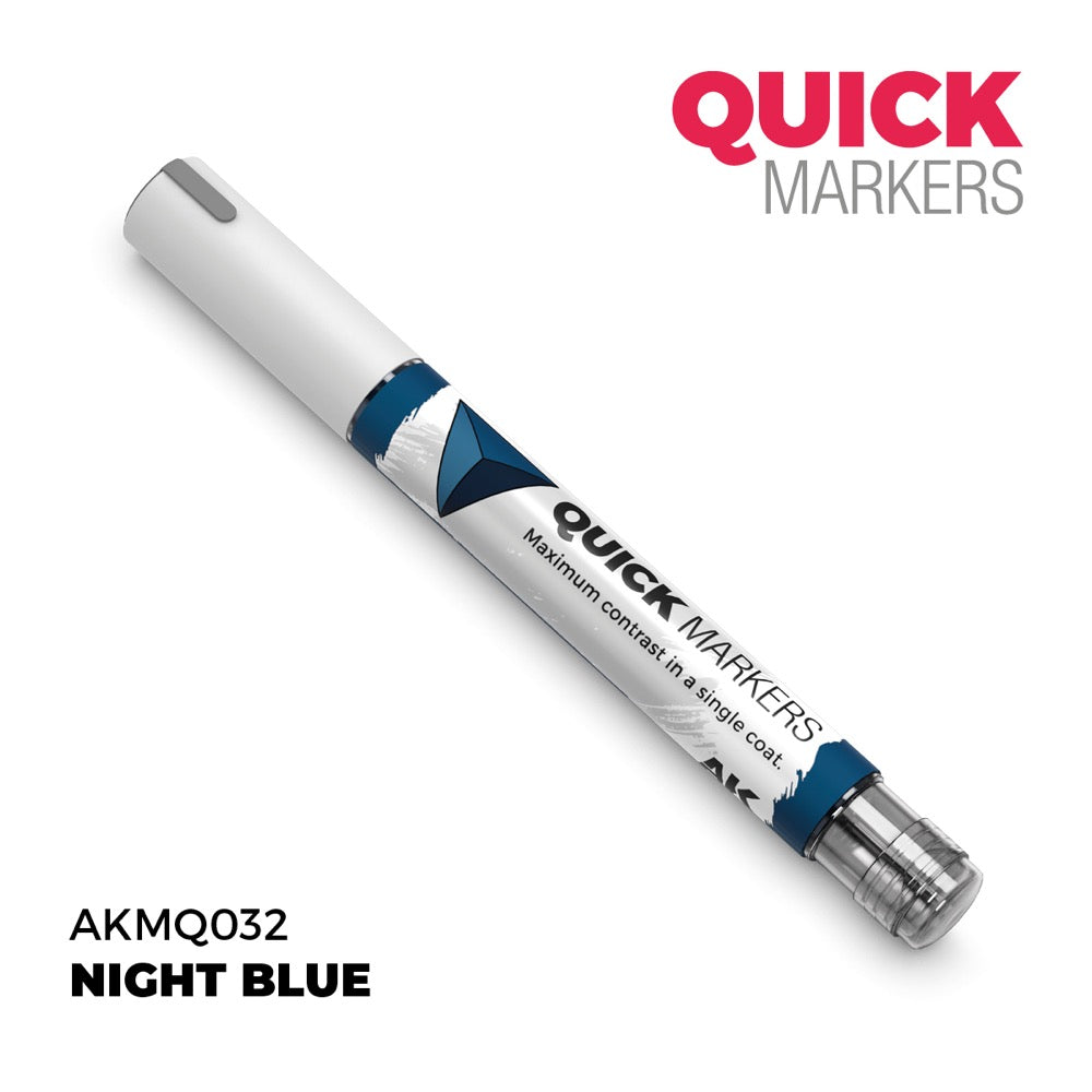 AK Interactive MQ032 Quick Marker Night Blue