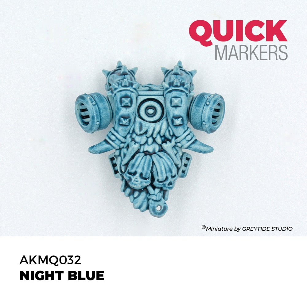 AK Interactive MQ032 Quick Marker Night Blue