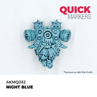AK Interactive MQ032 Quick Marker Night Blue