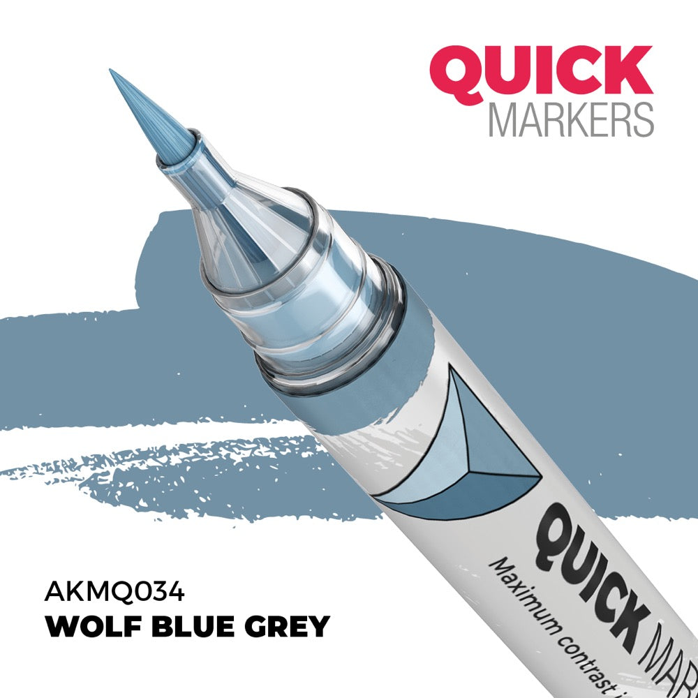 AK Interactive MQ034 Quick Marker Wolf Blue Grey