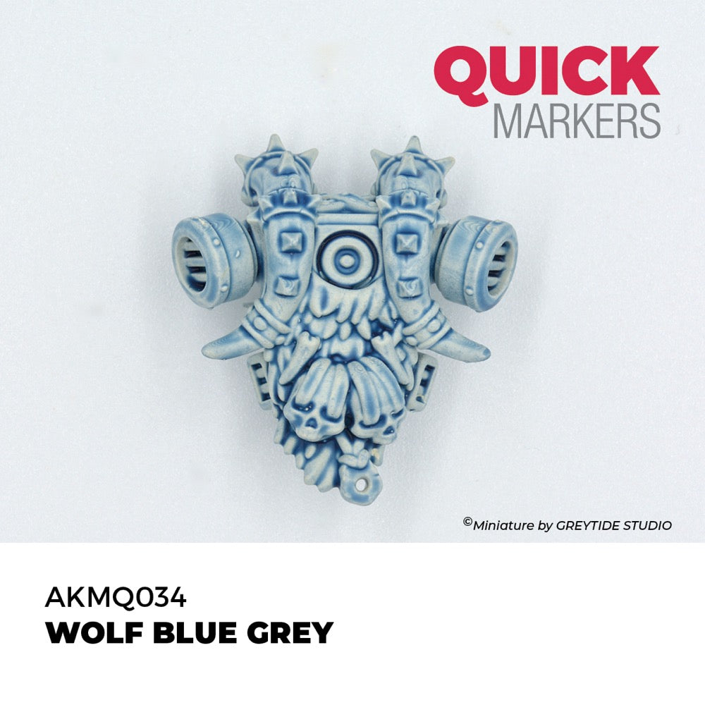 AK Interactive MQ034 Quick Marker Wolf Blue Grey