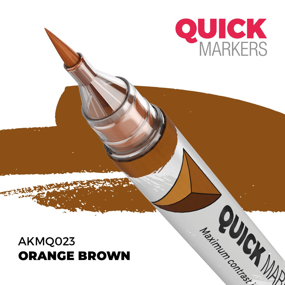 AK Interactive MQ103 Quick Marker Set Humans 5 Colour Set