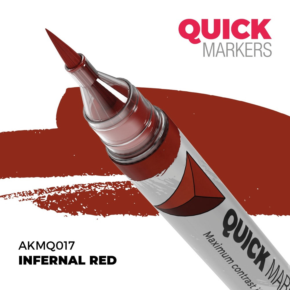 AK Interactive MQ106 Quick Marker Set Orcs 5 Colour Set