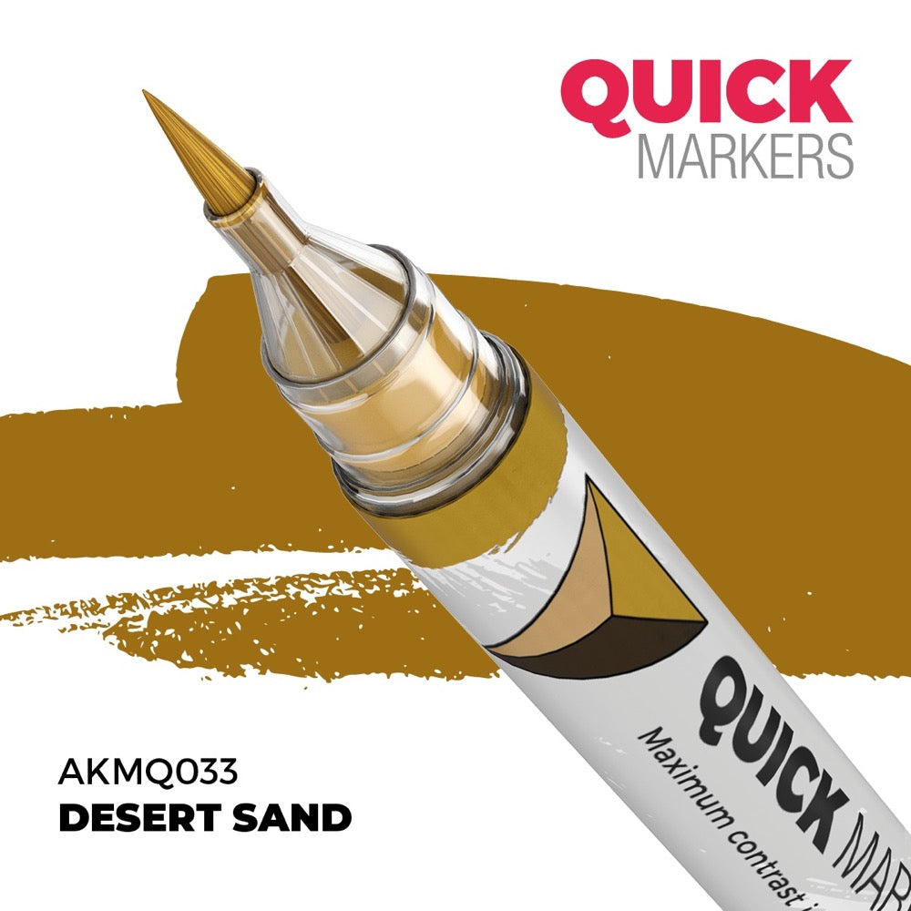 AK Interactive MQ110 Quick Marker Set Skeletons 5 Colour Set