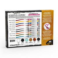 AK Interactive MQ111 Quick Marker Set Starter Combo Quick Markers + 3Gen Set