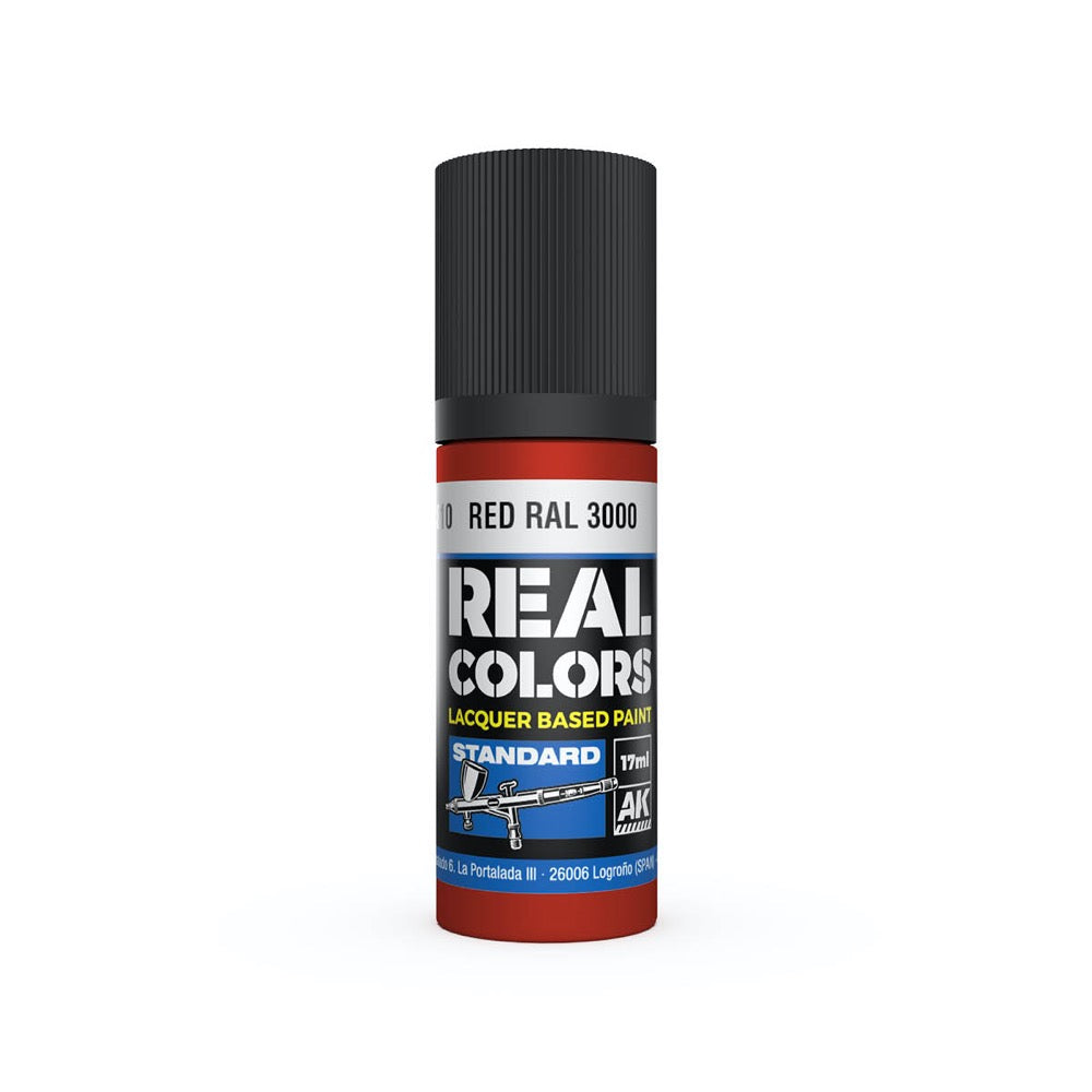 AK Interactive RC810 Real Colors Red RAL 3000 17ml Lacquer Paint