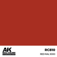 AK Interactive RC810 Real Colors Red RAL 3000 17ml Lacquer Paint