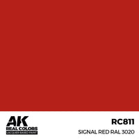 AK Interactive RC811 Real Colors Signal Red RAL 3020 17ml Lacquer Paint