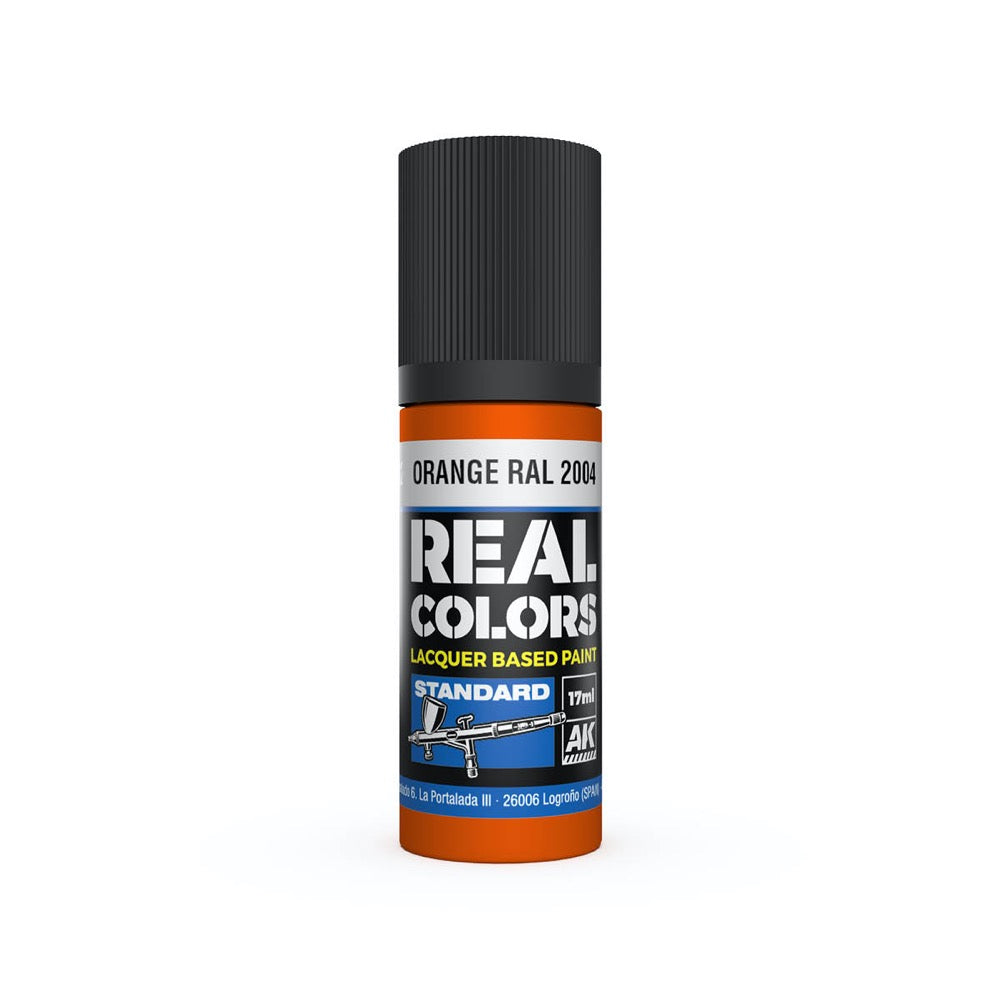 AK Interactive RC812 Real Colors Orange RAL 2004 17ml Lacquer Paint