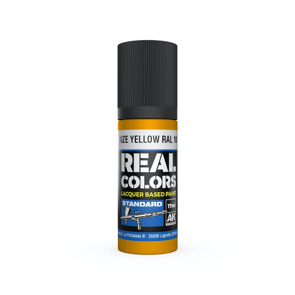 AK Interactive RC813 Real Colors Maize Yellow RAL 1006 17ml Lacquer Paint