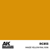 AK Interactive RC813 Real Colors Maize Yellow RAL 1006 17ml Lacquer Paint