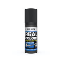 AK Interactive RC819 Real Colors Gun Metal 17ml Lacquer Paint