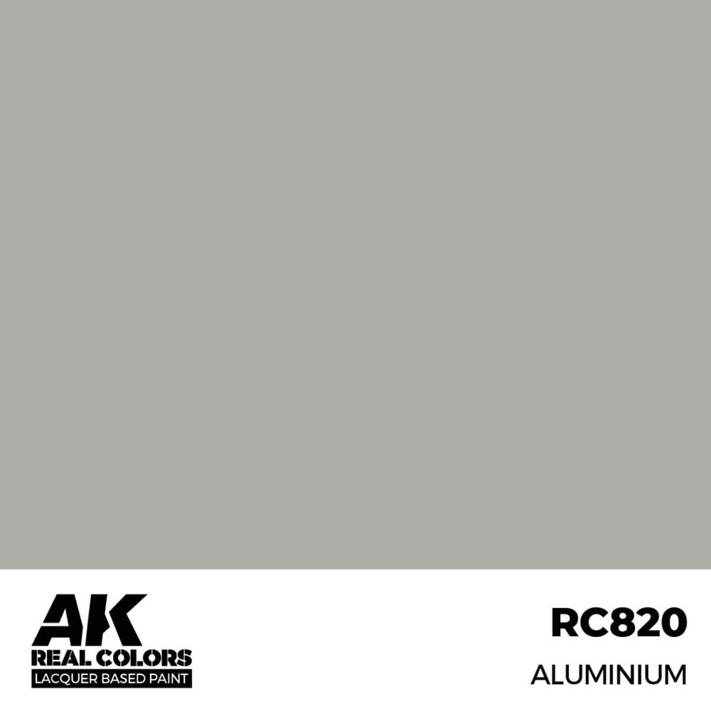 AK Interactive RC820 Real Colors Aluminium 17ml Lacquer Paint