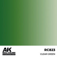 AK Interactive RC823 Real Colors Clear Green 17ml Lacquer Paint