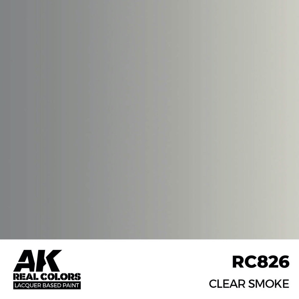 AK Interactive RC826 Real Colors Clear Smoke 17ml Lacquer Paint