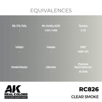 AK Interactive RC826 Real Colors Clear Smoke 17ml Lacquer Paint