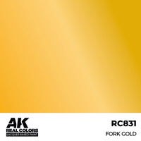 AK Interactive RC831 Real Colors Fork Gold 17ml Lacquer Paint