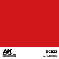 AK Interactive RC832 Real Colors Alfa BT Red 17ml Lacquer Paint
