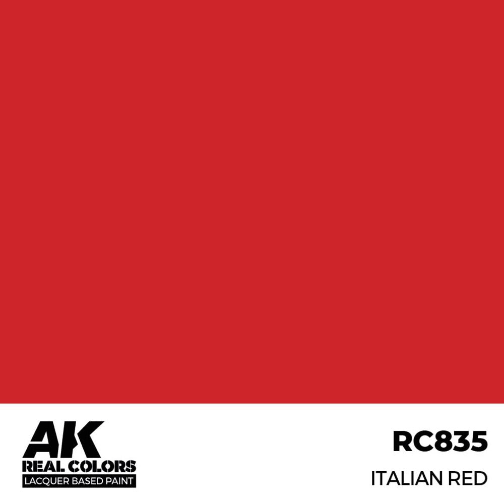 AK Interactive RC835 Real Colors Italian Red 17ml Lacquer Paint