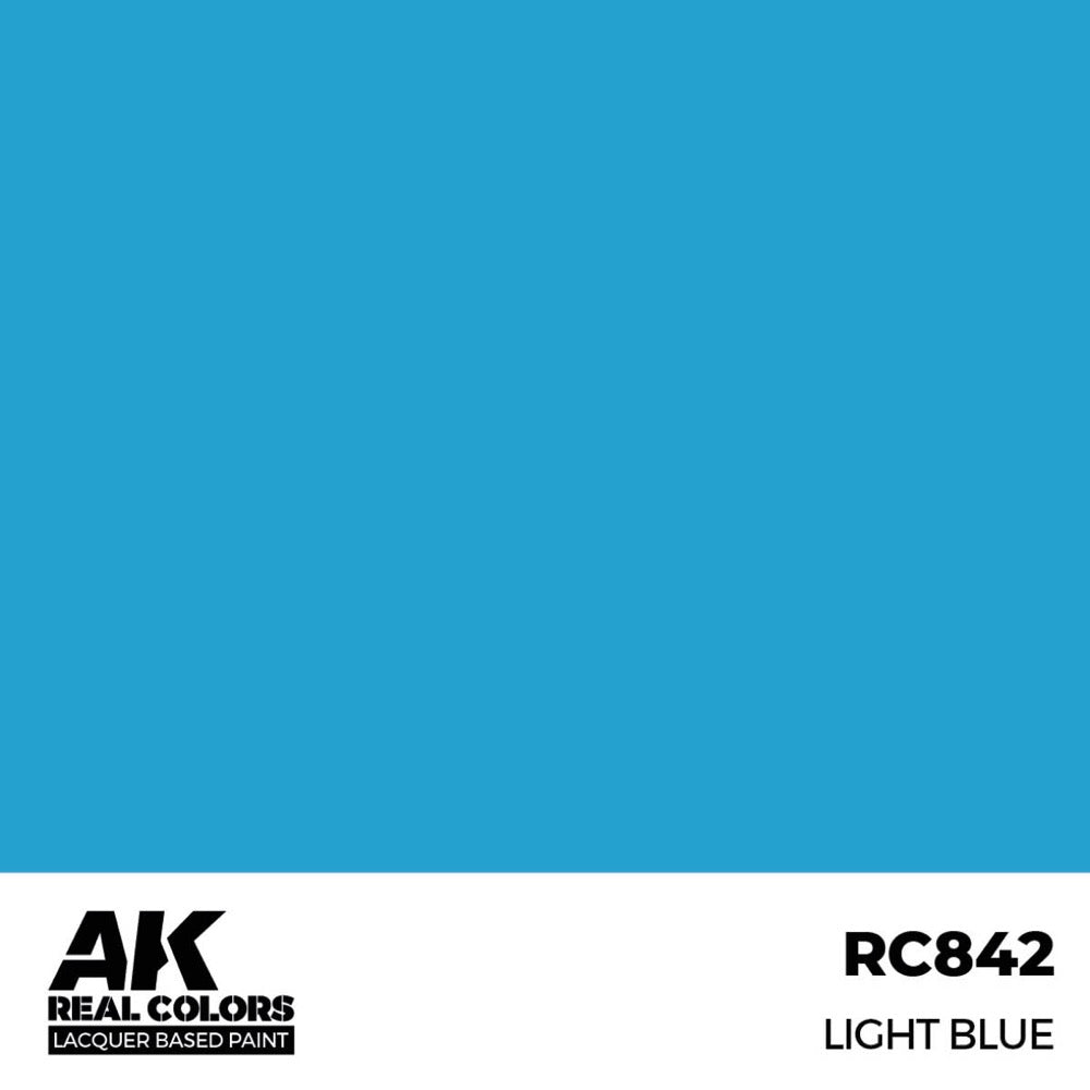 AK Interactive RC842 Real Colors Light Blue 17ml Lacquer Paint