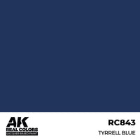 AK Interactive RC843 Real Colors Tyrrell Blue 17ml Lacquer Paint
