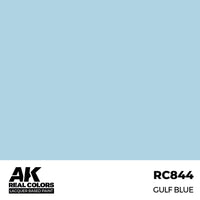 AK Interactive RC844 Real Colors GULF Blue 17ml Lacquer Paint