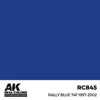 AK Interactive RC845 Real Colors Rally Blue 74F 1997-2002 17ml Lacquer Paint