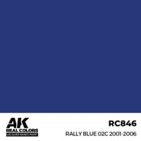 AK Interactive RC846 Real Colors Rally Blue 02C 2001-2006 17ml Lacquer Paint