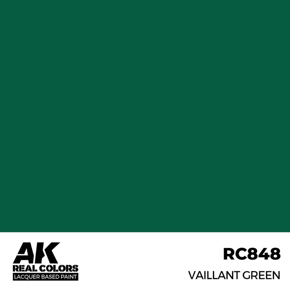 AK Interactive RC848 Real Colors Vaillant Green 17ml Lacquer Paint
