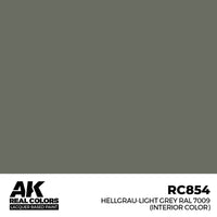 AK Interactive RC854 Real Colors Hellgrau-Light Grey RAL 7009 interior color 17ml Lacquer Paint