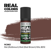 AK Interactive RC862 Real Colors Rot Rotbraun-Red Brown RAL 8012 17ml Lacquer Paint
