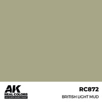 AK Interactive RC872 Real Colors British Light Mud 17ml Lacquer Paint
