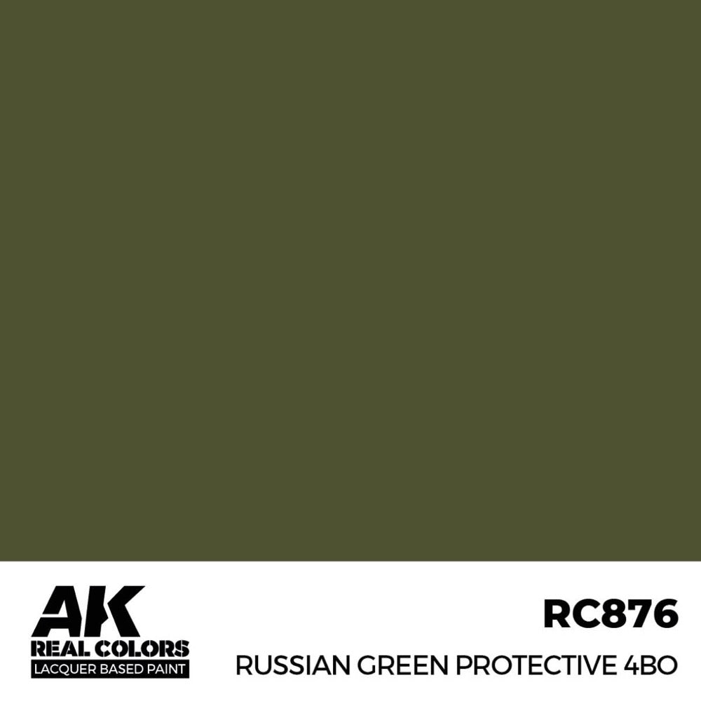 AK Interactive RC876 Real Colors Russian Green Protective 4BO 17ml Lacquer Paint