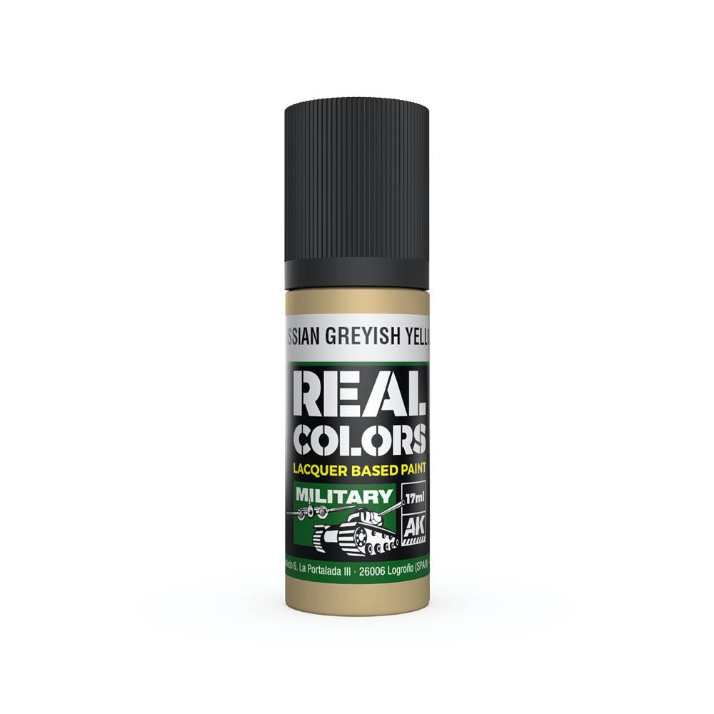 AK Interactive RC878 Real Colors Russian Greyish Yellow 17ml Lacquer Paint